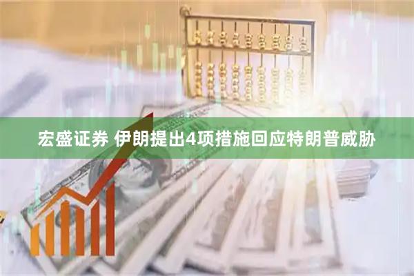 宏盛证券 伊朗提出4项措施回应特朗普威胁