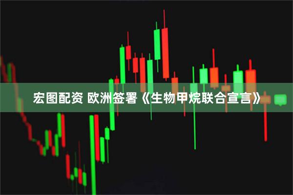 宏图配资 欧洲签署《生物甲烷联合宣言》