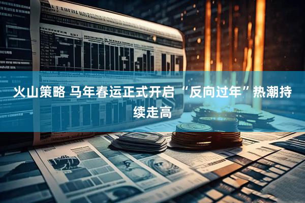 火山策略 马年春运正式开启 “反向过年”热潮持续走高