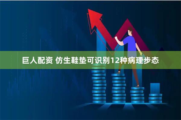 巨人配资 仿生鞋垫可识别12种病理步态