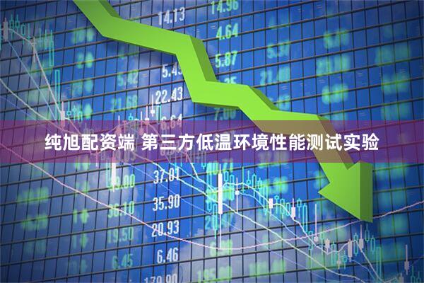 纯旭配资端 第三方低温环境性能测试实验